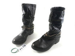 Tolle biker Boots Damen Stiefeletten Stiefel EUR 37 F1 116