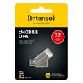 Intenso USB Stick 32GB Speicherstick cMobile Line 32 GB USB Typ C und A 3.2 OVP