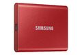 Samsung T7 Portable SSD - 2 TB - USB 3.2 Gen.2 External SSD - Metallic Red (MU-P