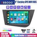 Android 13 Autoradio 2+32G Carplay GPS NAVI RDS +Kam Für Seat Leon 1P1 2005-2011