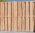 KOMPLETTSET 180x180 cm LÄRCHE Bohlenzaun Sichtschutzzaun Gartenzaun Holz Zaun