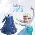 Eis und Schnee Romantik Elsa Mädchen Prinzessin Kleid Party Mode Party Cosplay⭐⭐