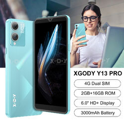 XGODY Y13 PRO 6 Zoll Handy 16GB+64GB TF 2SIM Android 4G Smartphone Ohne Vertrag