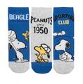 Snoopy+Woodstock Sneaker Socken 3-er Pack  35-42 80%Baumwolle+20%Polyester