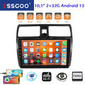 Autoradio 32G Android 13 CarPlay GPS Navi RDS SWC Für Suzuki Swift III 2005-2010