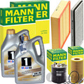 MANN INSPEKTIONSPAKET+MOBIL 0W-40 MOTORÖL passend für MERCEDES B901-905 82-156PS