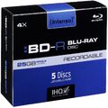 3x Intenso Blu-Ray Disc BD-R 4x 25GB je 5 Record /  15 Rohlinge + DVD 10 Discs