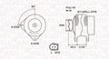 MAGNETI MARELLI LICHTMASCHINE GENERATOR 120A passend für AUDI A2 SEAT AROSA