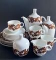 Rosenthal Studio Line Kaffeeservice Cordial Plus Karnagel braun 70er Vintage