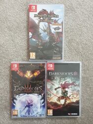 Nintendo Switch Spiele Monster Hunter Rise Sunbreak Darksiders 3 Dungeons 3