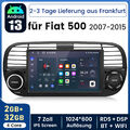 Für Fiat 500 2007-2015 Android13 Carplay Auto Autoradio GPS NAVI SWC WIFI 2+32GB