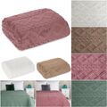 Wohndecke Zopf Muster Decke Kuscheldecke Winterdecke Weihnachtsdecke Geschenk