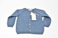 bellybutton Strickjacke 1/1 Arm Größe 62/68 blau jungen Baumwolle Neu