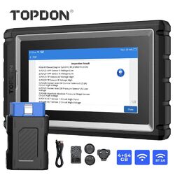 TOPDON AD800 BT 2 Profi KFZ OBD2 Diagnosegerät Auto Scanner ALLE SYSTEM TPMS 64G⭐⭐⭐⭐⭐260.09€ mit code NEULINGE2024✅28+Services✅CAN FD