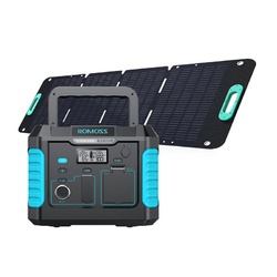 ROMOSS THUNDER RS500 Solargenerator 400Wh Powerstation 500W + Solarpanel 100W