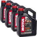 4x 4-Liter MOTUL 7100 10W-60 MOTORRAD 4-Takt MOTOR-ÖL SYNTHETISCH JASO MA2