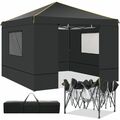 Pavillon 3x3/6m Wasserdicht Pavillion Faltpavillon Pop Up Partyzelt Gartenzelt