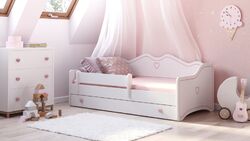 NEU Kinderbett Jugendbett mit Matratze Lattenrost Schublade 160x80 - EHWMarket