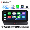 10.25" 8-Kern 128G Android 13 Autoradio GPS Navi KAM Für Audi Q5 2009-16 CarPlay