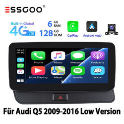 10.25" 8-Kern 128G Android 13 Autoradio GPS Navi KAM Für Audi Q5 2009-16 CarPlay