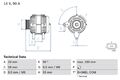 Lichtmaschine Generator Lima BOSCH 0 986 046 440 +67.25€ Pfand für CLIO RENAULT