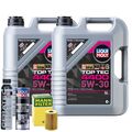 Motoröl 5W30 LIQUI MOLY Top Tec 4400 10L +MANN Ölfilter +Spülung +Cera Tec