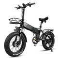 EBike 20 Zoll EMountainbike 48V 18AH Elektrofahrrad E Bike 1500W Moped Fatbike