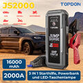 TOPDON JS2000 2000A Jump Starter KFZ Starthilfe Ladegerät Booster Powerbank 3in1