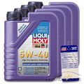 4x 1 L LITER LIQUI MOLY LEICHTLAUF HIGH TECH 5W-40 MOTOR-ÖL MOTOREN-ÖL 50047899