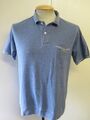 Original Vintage Lacoste Herren blau Poloshirt Gr. M 36-38" Euro 46-48