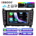 Autoradio 2+32G Android 13 Carplay GPS RDS Für Mercedes Benz C/CLC W203 CLK W209