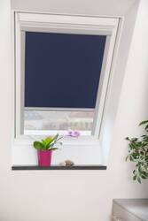 Lichtblick Dachfensterrollo Skylight, Thermo, Verdunkelung - Blau 97,3 x 94,0 cm