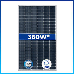 10X 360W PV Solarpanel Monokristallin PERC Halbzellen Solarmodul