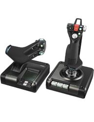 Logitech G Saitek X52 Pro Flight Control System Schubregler und Stick-Simulation