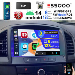 Android 14 Carplay Autoradio Für Opel Insignia 2008-2012 GPS NAVI BT DAB+ 6+128G