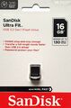 Sandisk Ultra Fit USB 3.0 Stick 16GB 32GB 64GB 128GB mini USB 3.0/USB 3.1 Stick