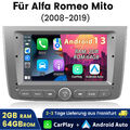 Carplay Für Alfa Romeo Mito 2008-2019 Android 13 Autoradio GPS WIFI SWC DAB+ BT