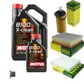 MANN Inspektionspaket 6 L MOTUL 8100 X-CLEAN 5W-40 für Toyota Verso 1.6 D-4D