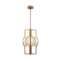 Pendelleuchte Hängelampe Deckenlampe Esszimmerleuchte Metall Gold D 30,5 cm