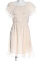 NA-KD Chiffonkleid Damen Gr. DE 36 nude Casual-Look