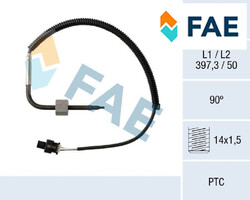 FAE 68012 Sensor für Abgastemperatur Sensor Abgastemperatur für Mercedes-Benz 