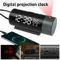 NEU LED Wecker mit Projektion Digital Wecker Temperatur Dimmbar Tischuhr Alarm