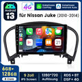 9" Android 13 GPS Navi Autoradio DSP Wifi DAB 6+128G Für Nissan Juke 2010-2014