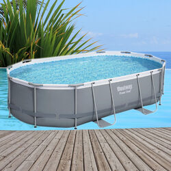 Bestway Power Steel Swimming Frame Pool Schwimmbad Poolfolie Gartenpool ErsatzPoolfolie inkl. zugehörigem Stahlrahmen