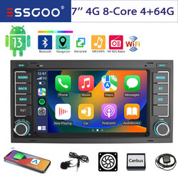 Für VW Touareg 7L Transporter T5 Multivan 4+64G Carplay Android 13 Autoradio GPS