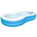  Familienpool Big Lagoon 262x157x46cm Schwimmbecken Planschbecken Pool Bestway