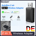 2 in 1 Wireless Carplay Adapter Android Auto Adapter USB Auto Dongle Connect Box