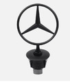 Motorhaube Schwarz 44mm Stern Emblem für Mercedes-Benz Klasse E W221 A2218800086