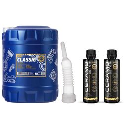 10L MANNOL Motoröl CLASSIC 10W-40 Inkl. 2x Additive Ceramo Ester 9829