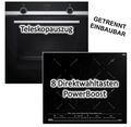 Herdset Siemens Backofen ecoClean mit TEKA Induktionskochfeld POWER+ autark 60cm